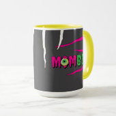 MOMbie Ghoulishly Fun Funny Halloween Tasse (VorderseiteRechts)