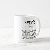 Mombie Kaffee-Tasse Kaffeetasse (VorderseiteRechts)
