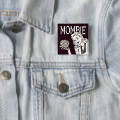 Mombie Retro Zombie Button (Beispiel)