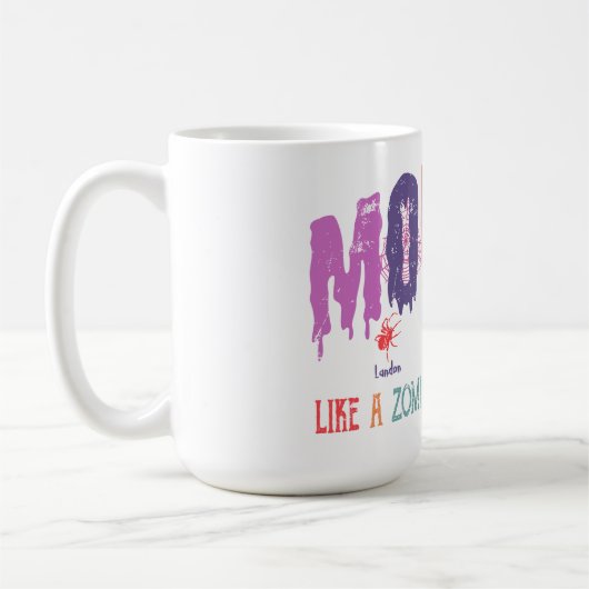 Mombie Spider Kids Zombie Kaffeetasse (Links)