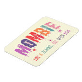 Mombie: Wie ein Zombie, aber mit Kindern Magnet (Linke Seite)