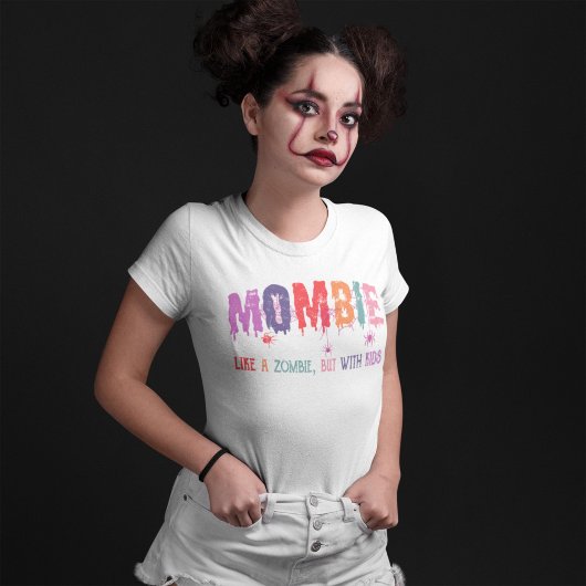 Mombie wie Zombie, aber mit Kindern Halloween Spid T-Shirt