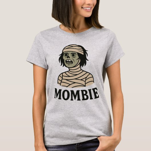 MOMBIE - Witziges Halloween-Design für müde Mamas T-Shirt (Vorderseite)