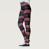 Mombie Zombie mit Kindern Frauen Leggings (Links)