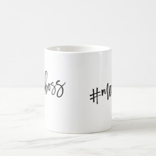#MOMBOSS lässiges,  Skript-Zitat Kaffeetasse (Mittel)