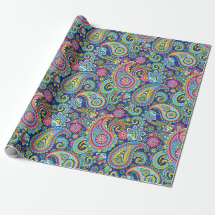 MomCat.org Paisley-Wrapierpapier Geschenkpapier