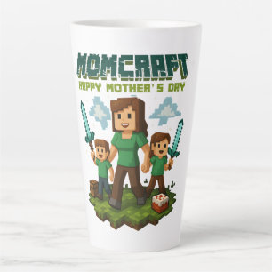 Momcraft Happy Mother Day Funny Gamer Mama Milchtasse