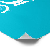 Moment der Wissenschaft Aquamarines Poster (Ecke)