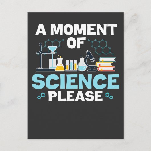 Moment der Wissenschaft Funny Chemistry Scientist Postkarte (Vorderseite)