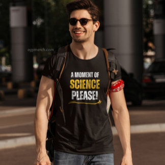 Moment der Wissenschaft lustiger Chemielehrer gelb T-Shirt