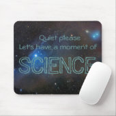 Moment der WISSENSCHAFT Mausunterlage Mousepad (Mit Mouse)
