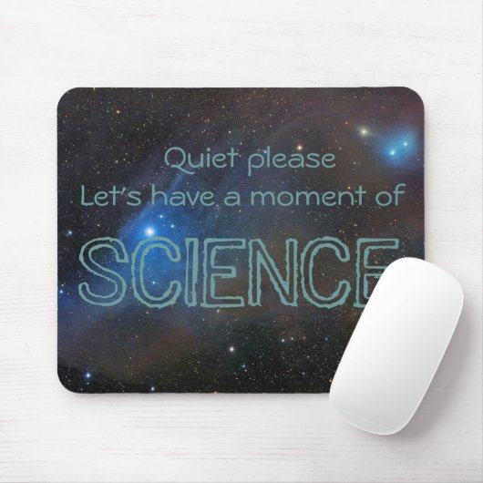 Moment der WISSENSCHAFT Mausunterlage Mousepad (Mit Mouse)