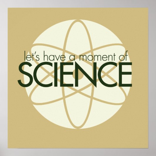 Moment der Wissenschaft Poster (Vorne)