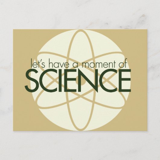 Moment der Wissenschaft Postkarte (Vorderseite)