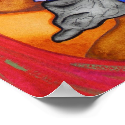 Moment des Friedens Poster (Ecke)