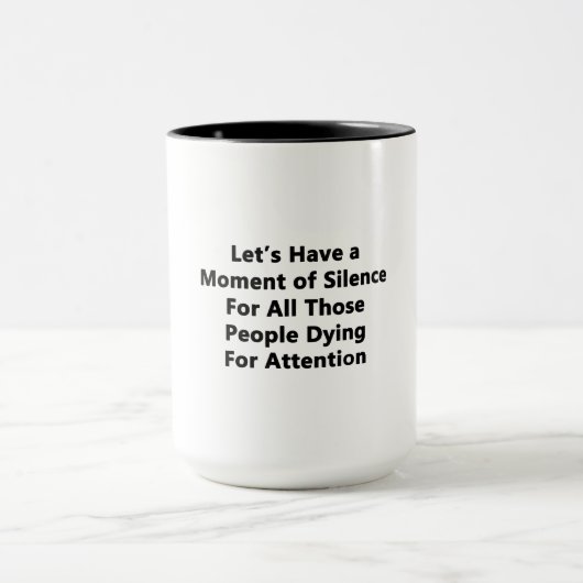 Moment des Schweigens Tasse (Zentrum)