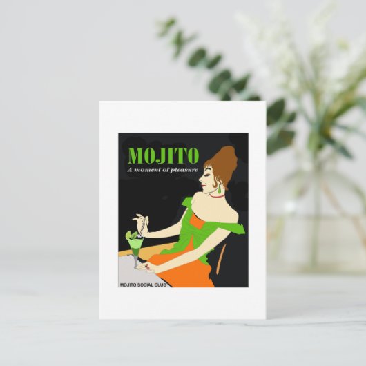 Moment des Vergnügens Postkarte (Stehend Vorderseite)