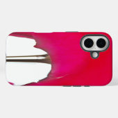 Moment erobert: Eine Rote Rose Petal Elegance Case-Mate iPhone Hülle (Rückseite (Horizontal))