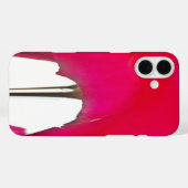 Moment erobert: Eine Rote Rose Petal Elegance Case-Mate iPhone Hülle (Rückseite (Horizontal))