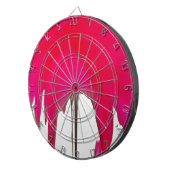 Moment erobert: Eine Rote Rose Petal Elegance Dartscheibe (Vorderseite rechts)