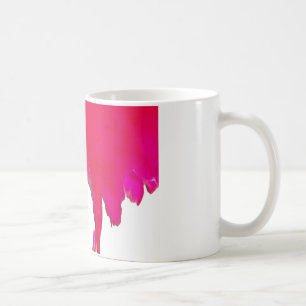 Moment erobert: Eine Rote Rose Petal Elegance Kaffeetasse