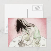 Moment genießen postkarte (Vorne/Hinten)