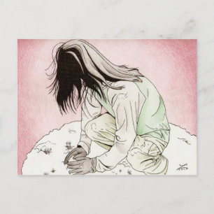 Moment genießen postkarte