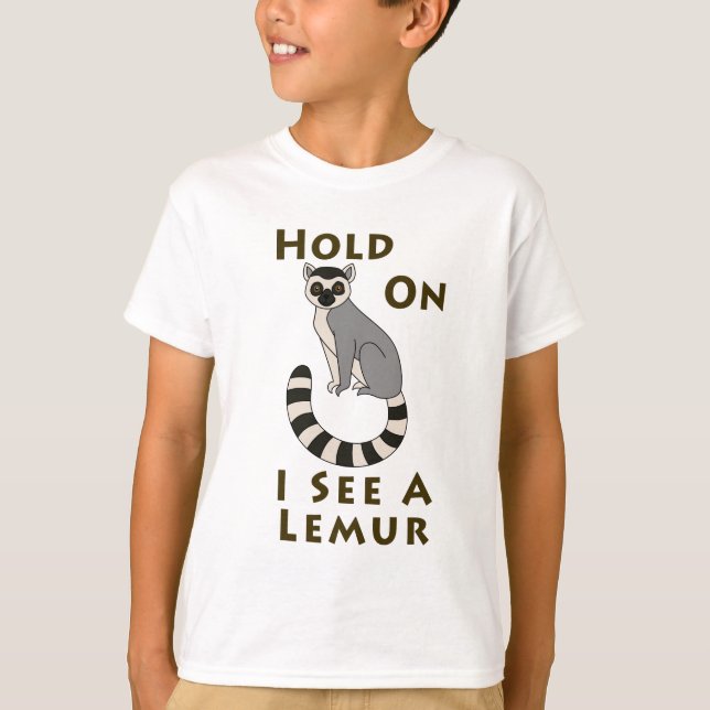 Moment... Ich sehe einen Lemur T-Shirt (Vorderseite)