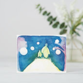 Moment im Mondlicht Postkarte (Stehend Vorderseite)