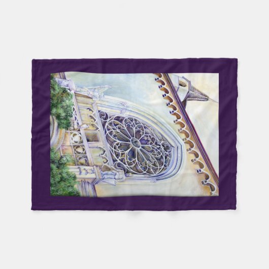 Moment in Budapest Fleecedecke (Vorderseite (Horizontal))