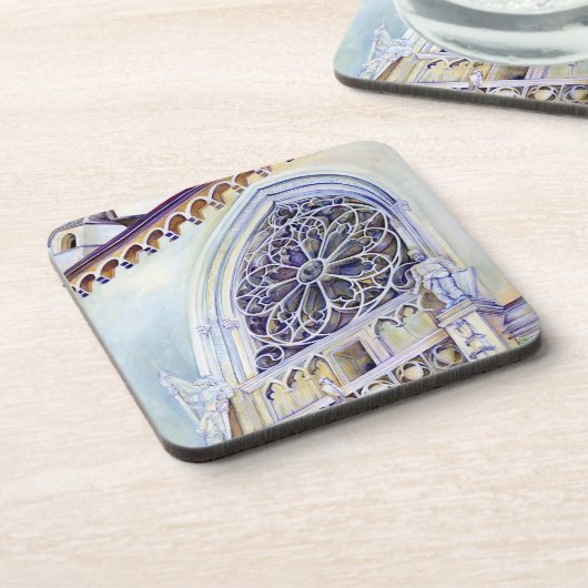 Moment in Budapest Getränkeuntersetzer (Linke Seite)