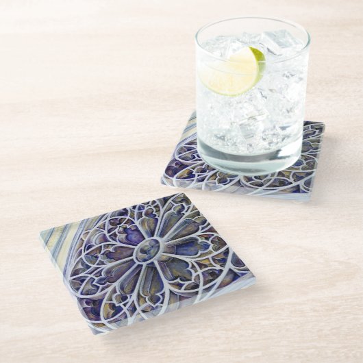 Moment in Budapest Glasuntersetzer (Schrägansicht)