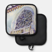 Moment in Budapest Topflappen (Vorderseite/Rückseite)