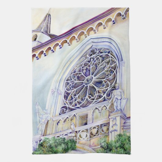 Moment in Budapest, Ungarn Geschirrtuch (Vertikal)