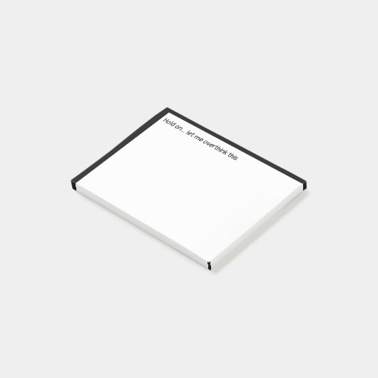 Moment Lass, diesen Spaß am Arbeitsplatz zu überde Post-it Klebezettel (angewinkelt)