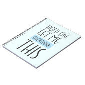 Moment Lass mir das überdenken Notizblock (Linke Seite)