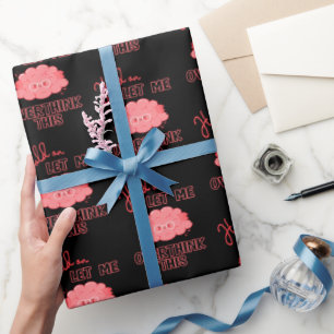 Moment Lass mir, das zu überdenken Geschenkpapier