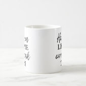 Moment Lass mir, das zu überdenken Kaffeetasse (Mittel)