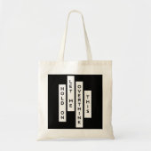 Moment Lass mir, das zu überdenken Tragetasche (Vorne)