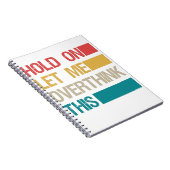 Moment Lass mir, dieses lustige Sarcastic Geschenk Notizblock (Rechte Seite)