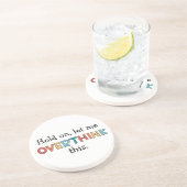 Moment mal Lass, diesen lustigen Retro zu überdenk Getränkeuntersetzer (Seite)