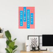 Moment mal, Lass mir das überdenken Poster (Heimbüro)