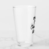 Moment mal, lass mir, dass ich darüber Bier trinke Glas (Rechts)