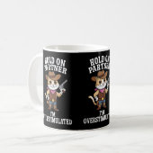 Moment On Partner Ich bin überstimuliert Kaffeetasse (Vorderseite Links)