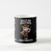 Moment On Partner Ich bin überstimuliert Kaffeetasse (Mittel)