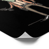 Moment On Partner Ich bin überstimuliert lustigen Poster (Ecke)