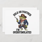 Moment On Partner Ich bin überstimulierter Cowboy Einladung (Vorne/Hinten)