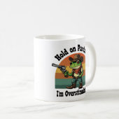 Moment On Partner Ich bin überstimulierter Cowboy  Kaffeetasse (VorderseiteRechts)