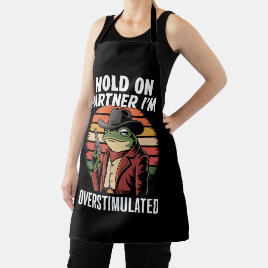 Moment On Partner Ich bin überstimulierter Cowboy Schürze (InSitu)