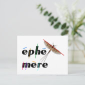 momentane Ephemere Postkarte (Stehend Vorderseite)
